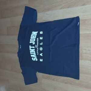 Saint John Of Little Canada Eagles Crewneck Short Sleeve Youth T-Shirt Sz XL
